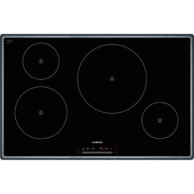 Siemens EH845FL17E Induction Hob, Black Siemens EH845FL17E Induction Hob, Black